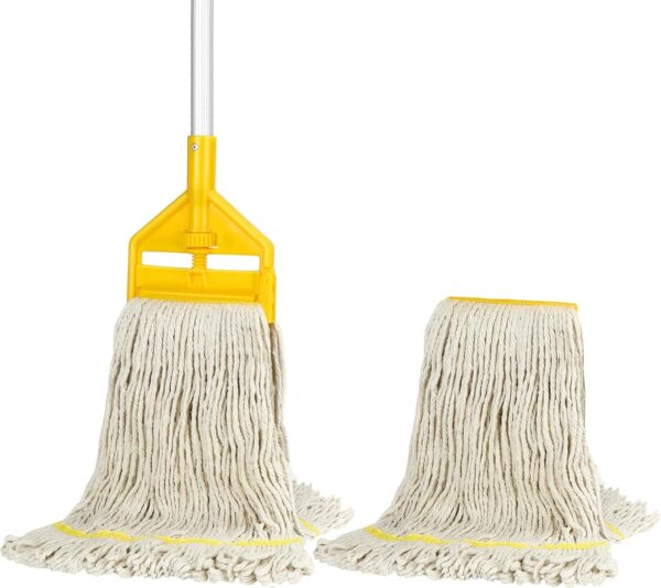 LARGE YELLOW COTTON LOOP END MOP
