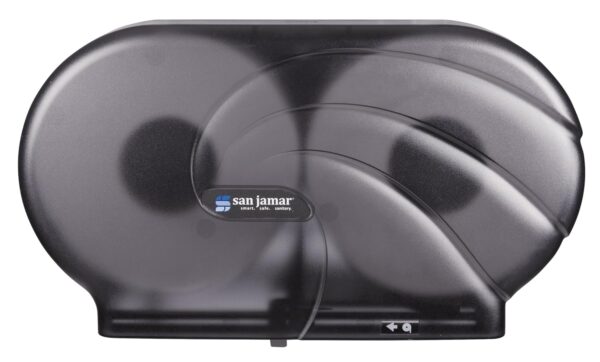 SAN JAMAR TWIN 9 JUMBO JR BATH TISSUE DISPENSER