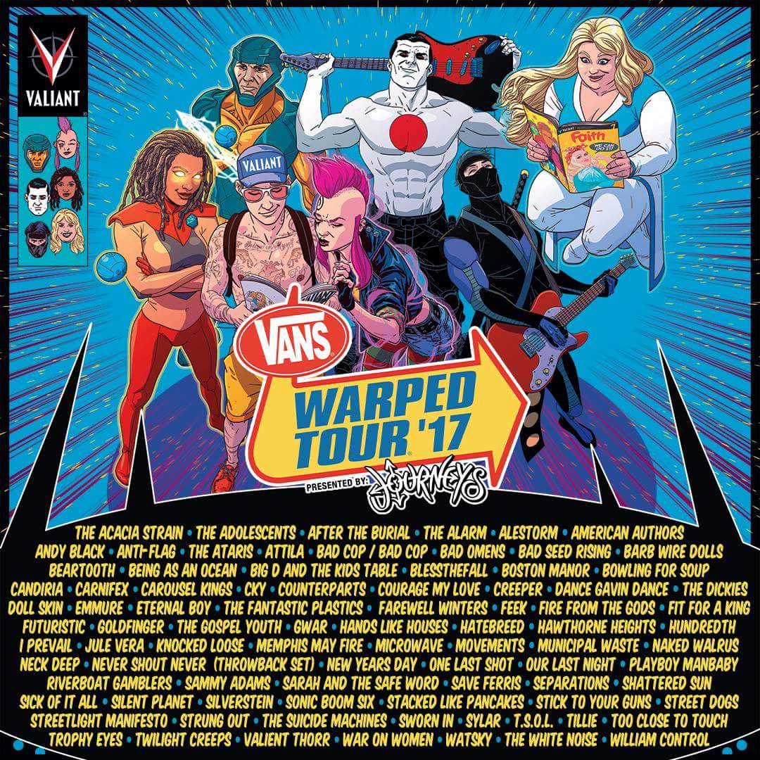 Vans Warped Tour announces line-up