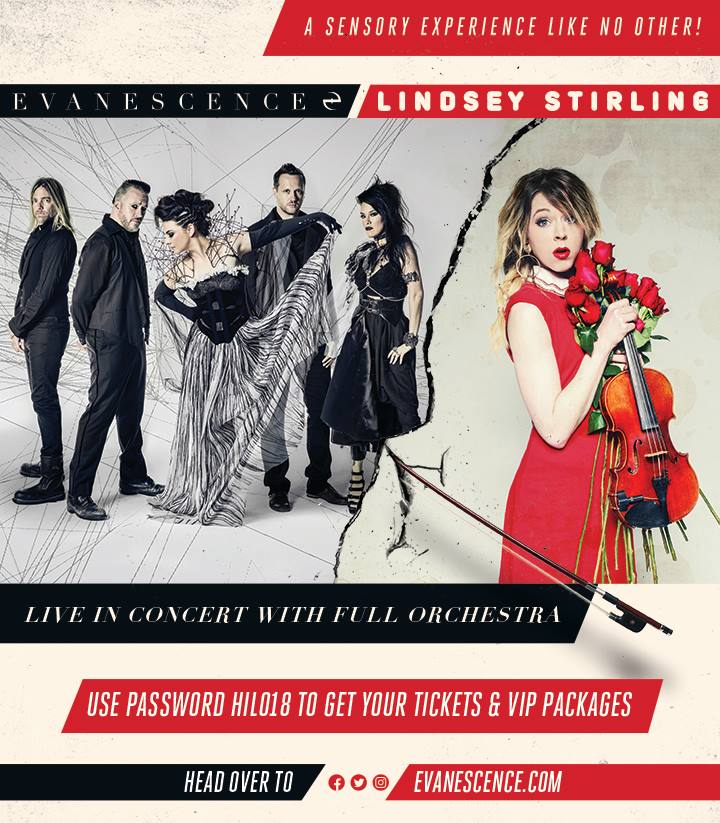 Evanescence announce tour coming to PNW