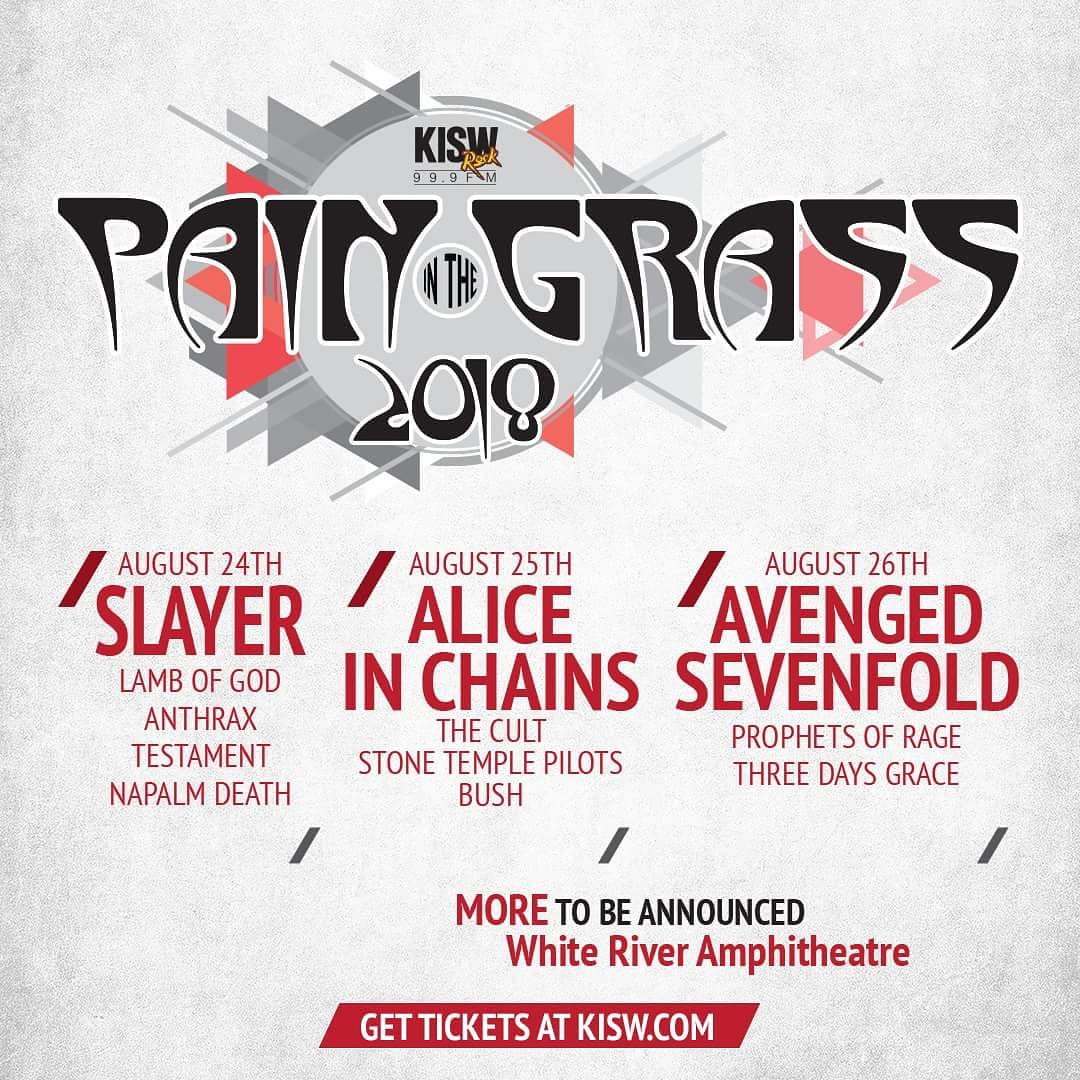 99.9 KISW ANNOUNCE PAIN IN THE GRASS 2018