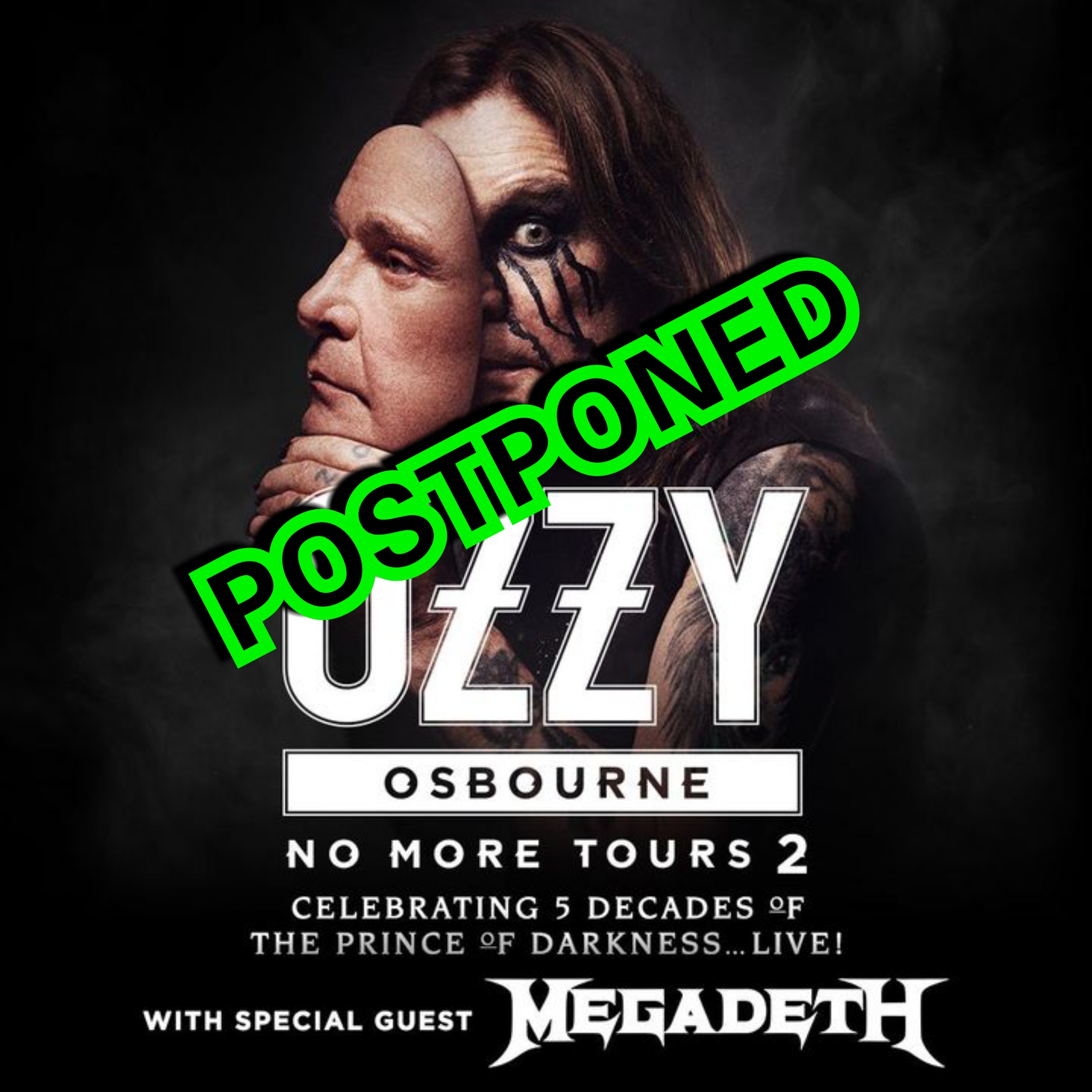 Breaking News: Ozzy postpones Tacoma show after injury