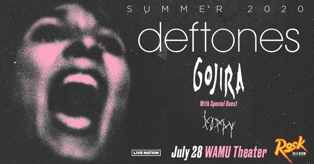 Deftones announce WAMU Theater show with Gojira
