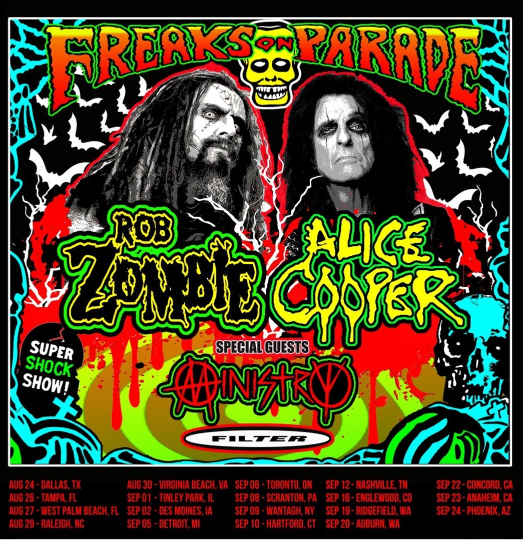 Rob Zombie and Alice Cooper announce Auburn tour stop