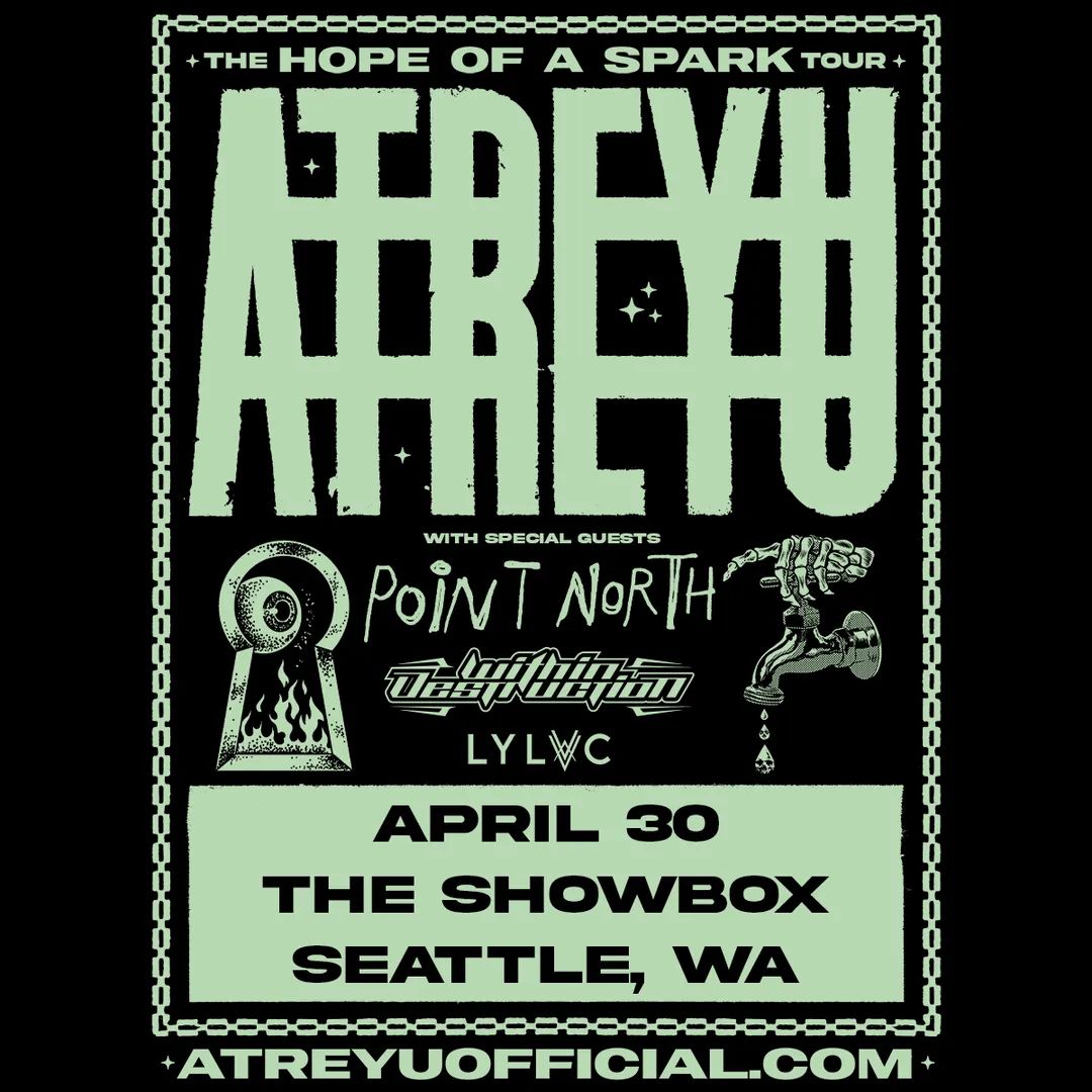 Atreyu announce tour stop at The Showbox