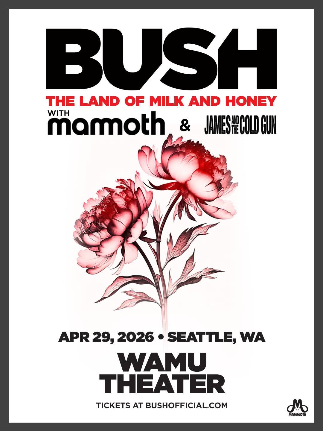 Discounted Bush Tickets Available