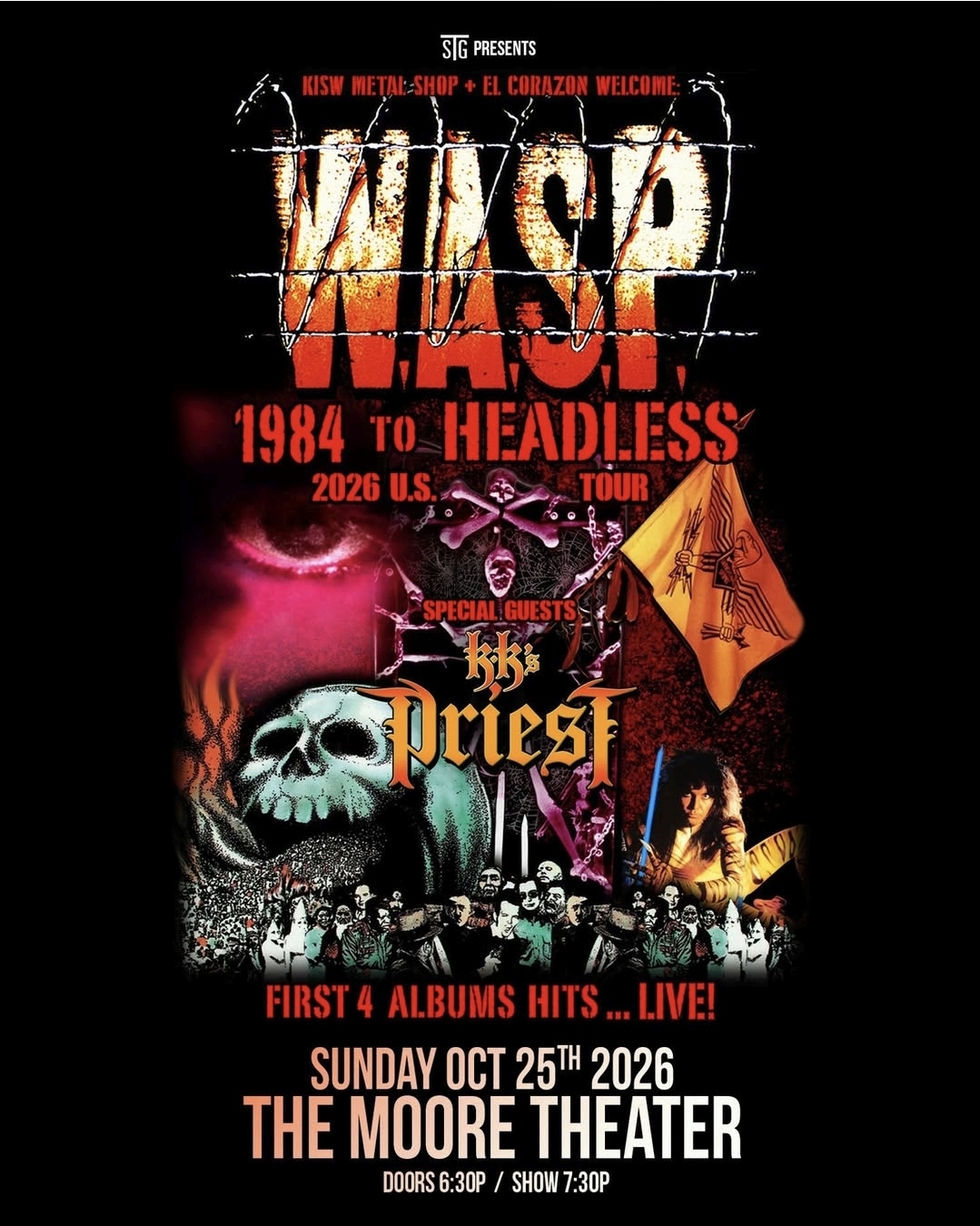 W.A.S.P. Announces Seattle Show